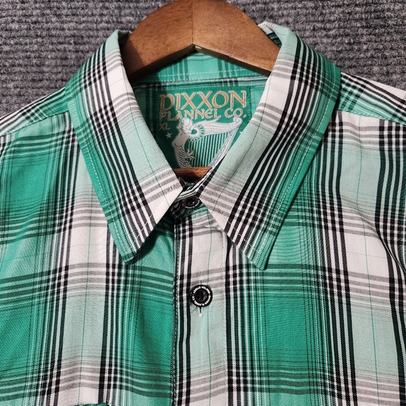 DIXXON Flannel Co. THE Grafton St Bamboo Blend Short Sleeve Shirt Sz XL - Picture 5 of 11